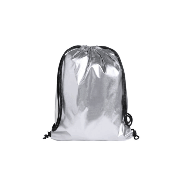 metallic backpack