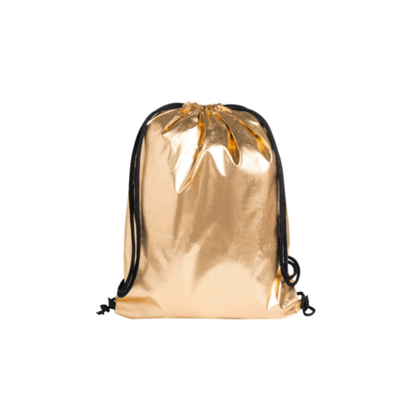 metallic backpack
