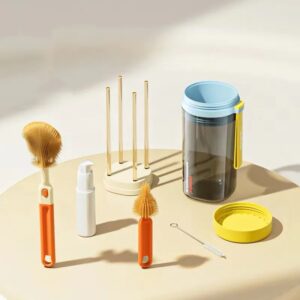 baby bottle brush and drying rack