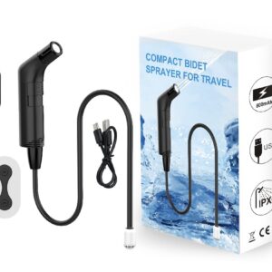 Electronic portable bidet