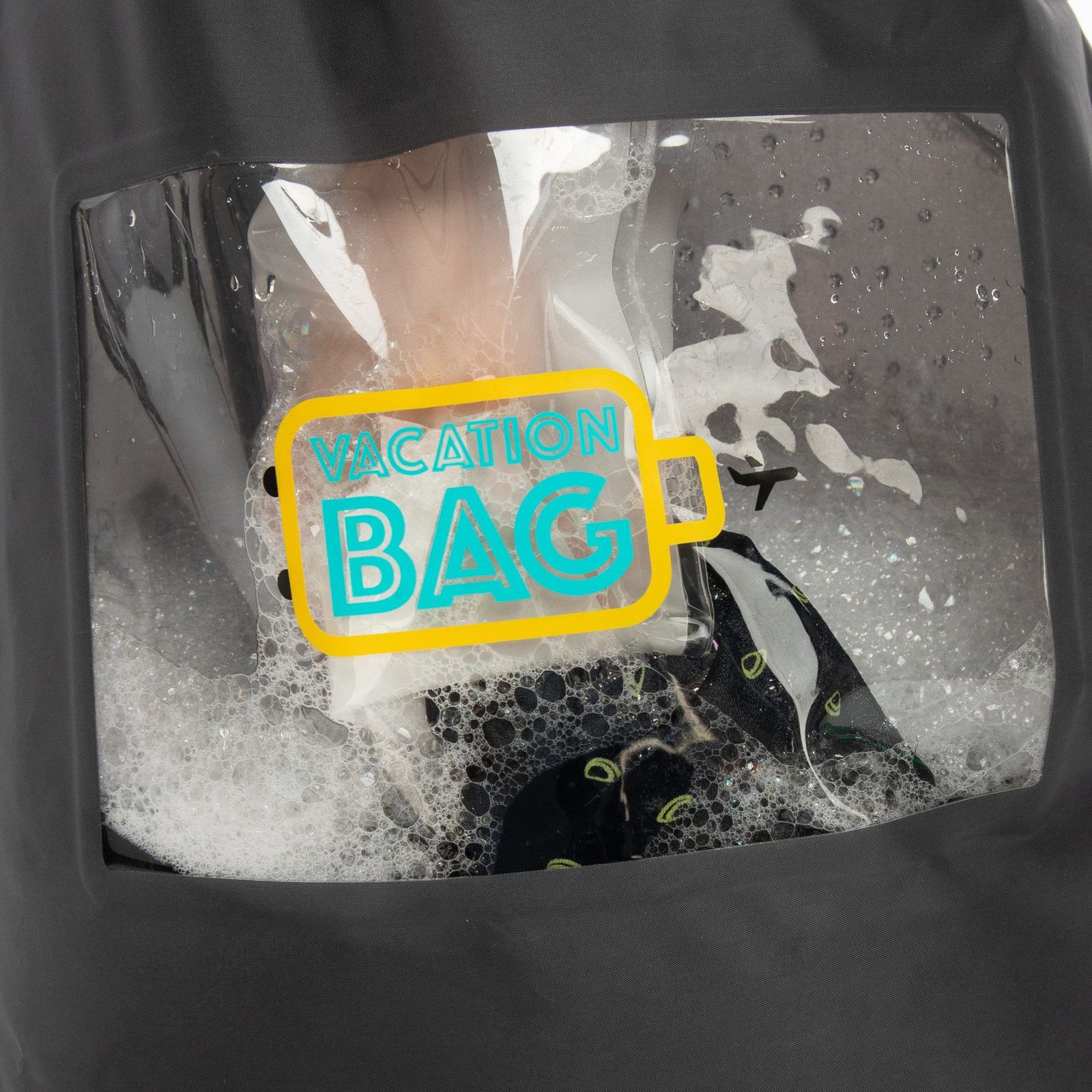 Washing bag in use - كيس الغسيل أثناء الاستخدام